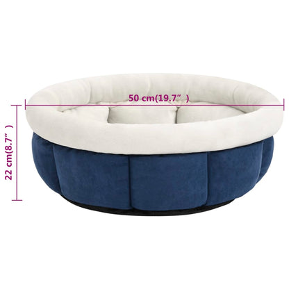 Dog Bed 50x50x22 cm Blue