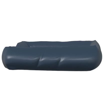 Dog Bed Dark Blue 80x68x23 cm Faux Leather