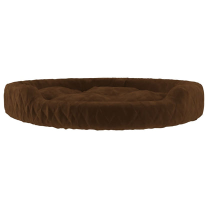 Dog Bed Brown 70x55x23 cm Plush