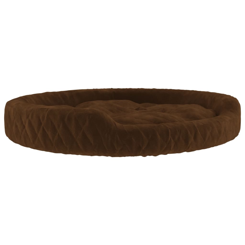 Dog Bed Brown 110x90x23 cm Plush