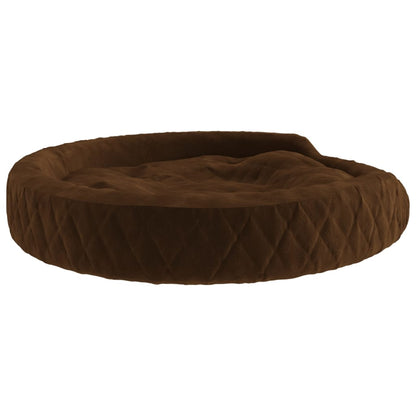 Dog Bed Brown 110x90x23 cm Plush