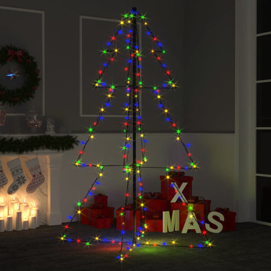 Christmas Cone Tree 200 LEDs Indoor and Outdoor 98x150 cm