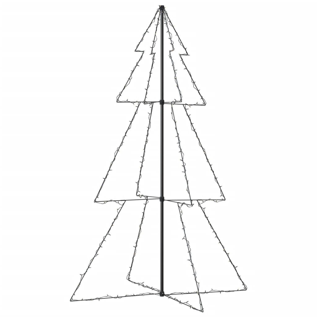 Christmas Cone Tree 240 LEDs Indoor and Outdoor 118x180 cm