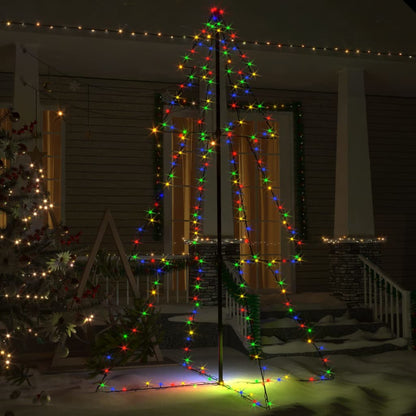 Christmas Cone Tree 240 LEDs Indoor and Outdoor 118x180 cm