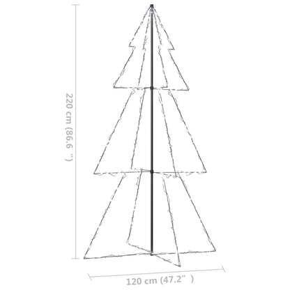 Christmas Cone Tree 300 LEDs Indoor and Outdoor 120x220 cm