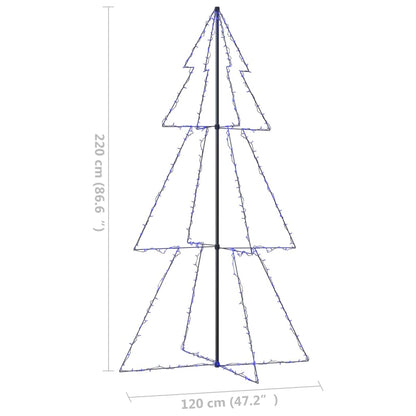 Christmas Cone Tree 300 LEDs Indoor and Outdoor 120x220 cm