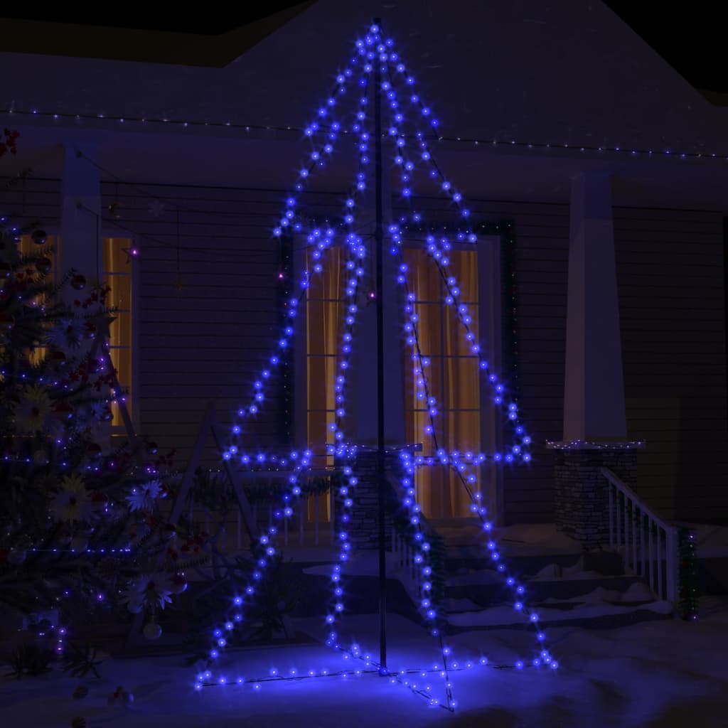 Christmas Cone Tree 300 LEDs Indoor and Outdoor 120x220 cm