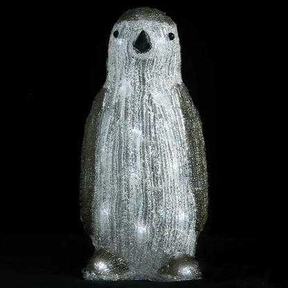 LED Christmas Acrylic Penguin Figure Indoor and Outdoor 30cm