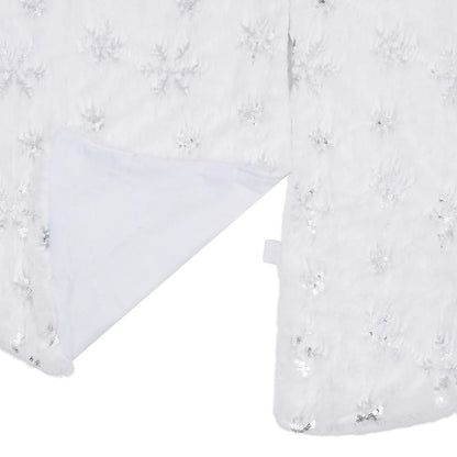 Luxury Christmas Tree Skirt White 122 cm Faux