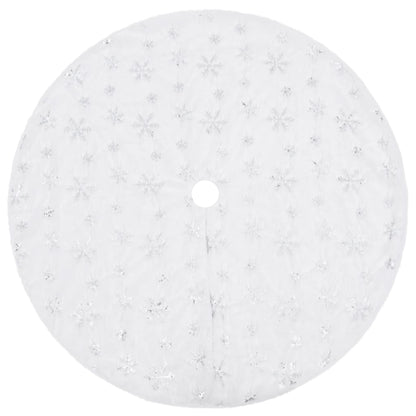 Luxury Christmas Tree Skirt White 150 cm Faux