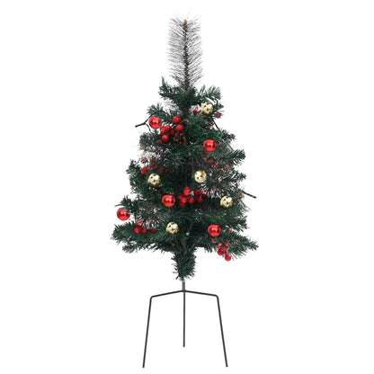 Artificial Pathway Pre-lit Christmas Tree 2 pcs 76 cm PVC