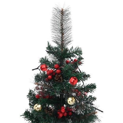 Artificial Pathway Pre-lit Christmas Tree 2 pcs 76 cm PVC