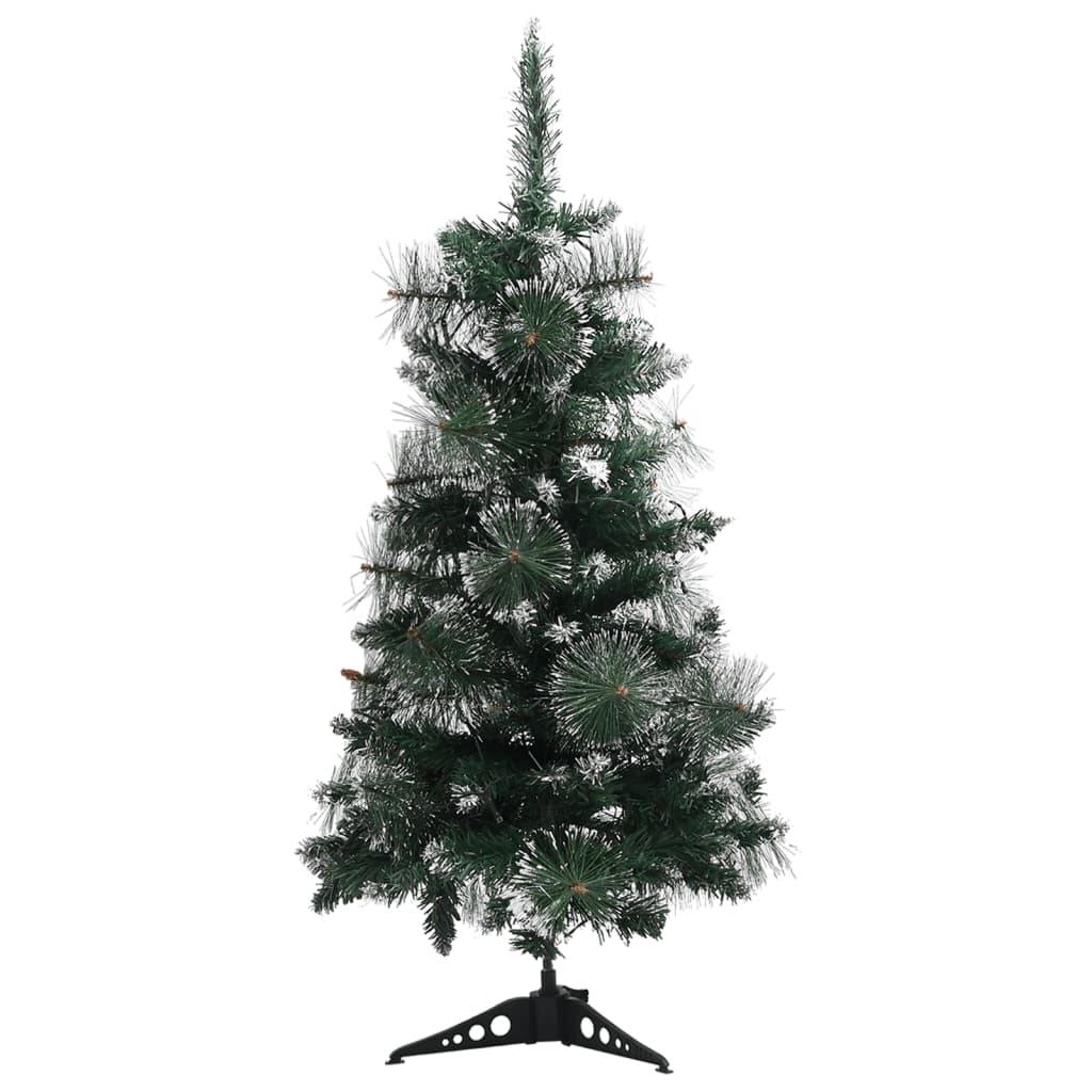 Artificial Pre-lit Christmas Tree with Stands Green 90 cm PVC