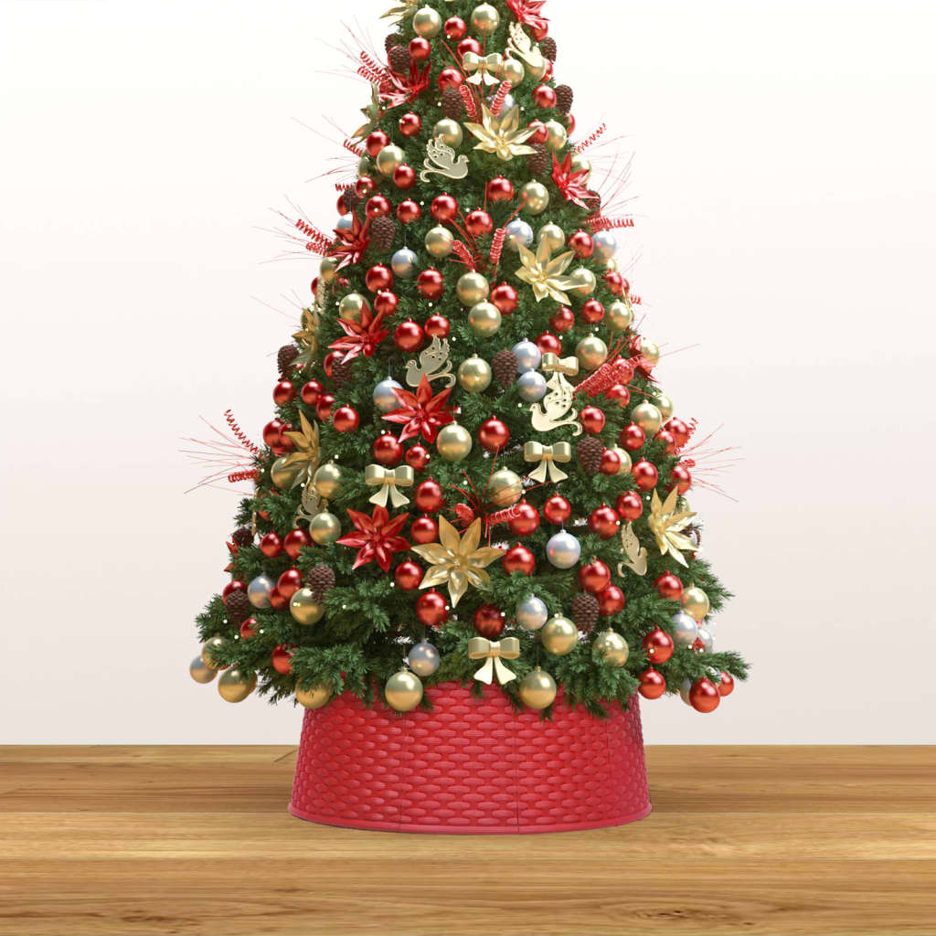 Christmas Tree Skirt Red Ø54x19.5 cm