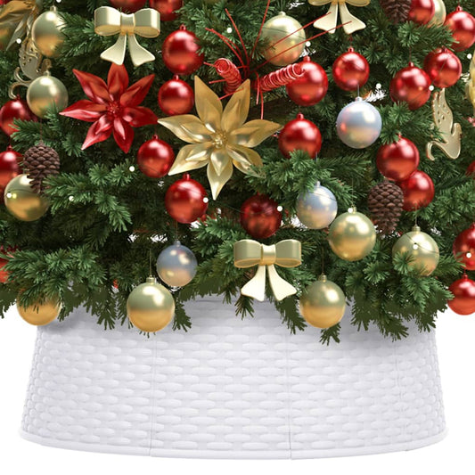 Christmas Tree Skirt White Ø65x19.5 cm