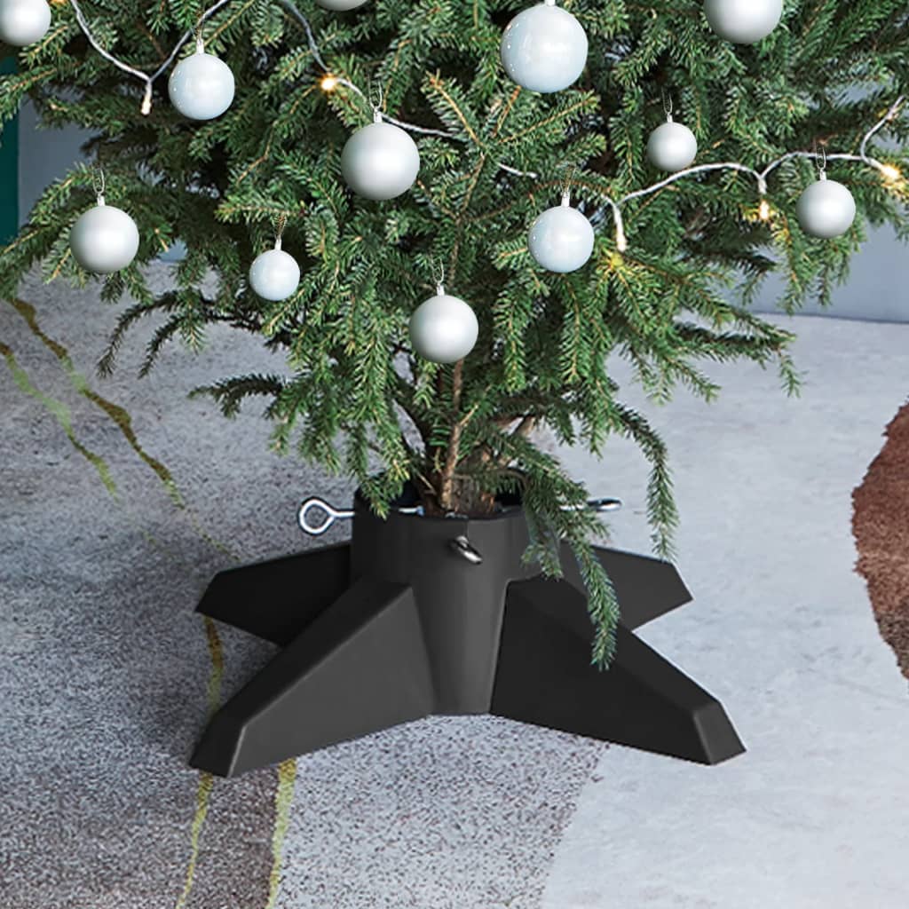 Christmas Tree Stand Grey 55.5x55.5x15 cm