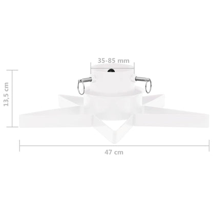 Christmas Tree Stand White 47x47x13.5 cm