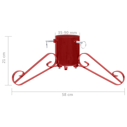 Christmas Tree Stand Red 58x58x21 cm