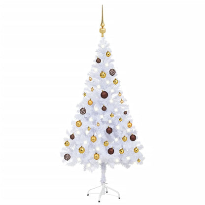 Artificial Pre-lit Christmas Tree with Ball Set 120cm 230 Branches