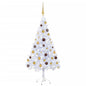 Artificial Pre-lit Christmas Tree with Ball Set 120cm 230 Branches