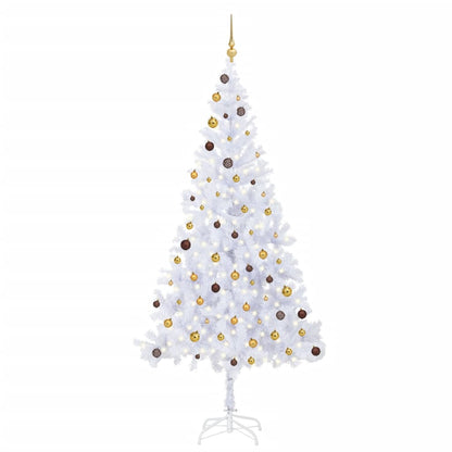 Artificial Pre-lit Christmas Tree with Ball Set 210cm 910 Branches