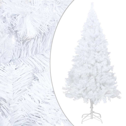 Artificial Pre-lit Christmas Tree with Ball Set White 150 cm PVC