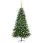 Artificial Pre-lit Christmas Tree with Ball Set 180 cm Green