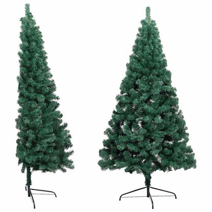 Artificial Half Pre-lit Christmas Tree with Ball Set Green 240 cm