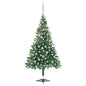 Artificial Pre-lit Christmas Tree with Ball Set 180cm 564 Branches