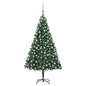 Artificial Pre-lit Christmas Tree with Ball Set Green 240 cm