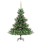 Nordmann Fir Artificial Christmas Tree LED&Ball Set Green 240cm