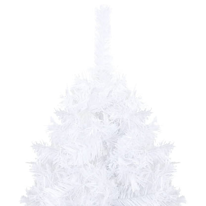 Artificial Pre-lit Christmas Tree with Ball Set White 120 cm PVC