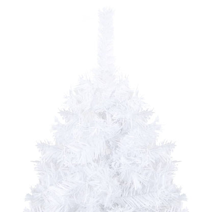 Artificial Pre-lit Christmas Tree with Ball Set White 150 cm PVC