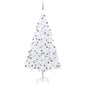 Artificial Pre-lit Christmas Tree with Ball Set White 240 cm