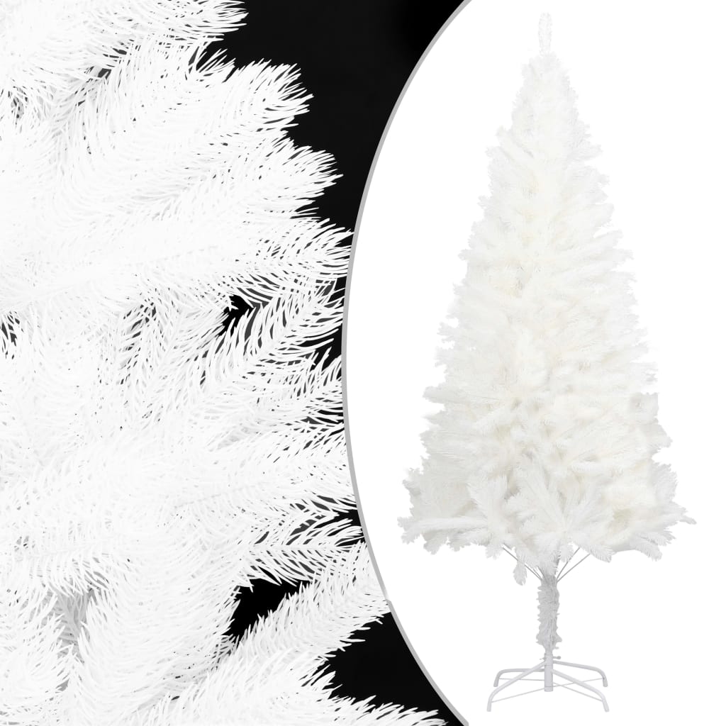 Artificial Pre-lit Christmas Tree with Ball Set White 180 cm