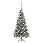 Artificial Pre-lit Christmas Tree with Ball Set Pine Cones 210 cm