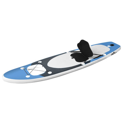 Inflatable Stand Up Paddle Board Set Sea Blue 300x76x10 cm