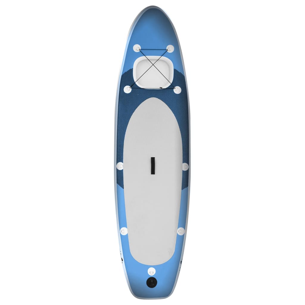 Inflatable Stand Up Paddle Board Set Sea Blue 300x76x10 cm