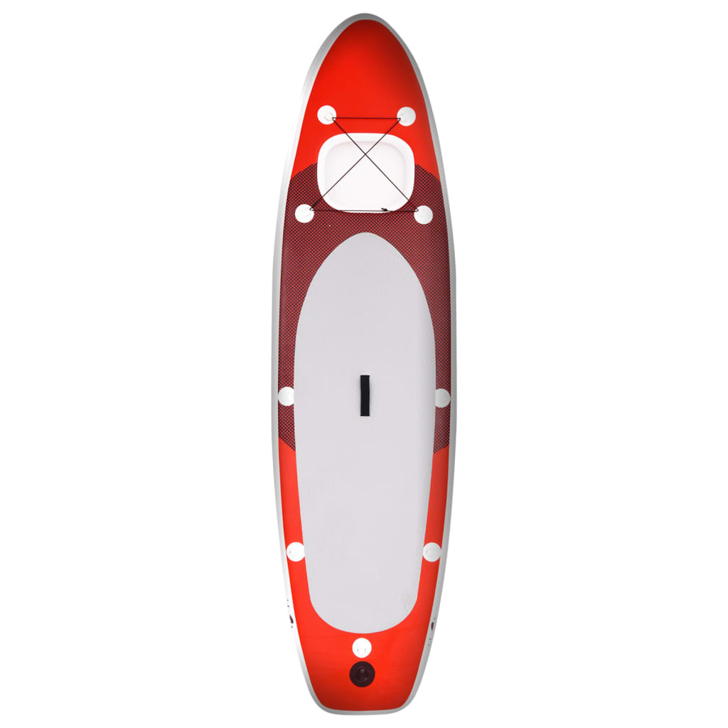 Inflatable Stand Up Paddle Board Set Red 360x81x10 cm