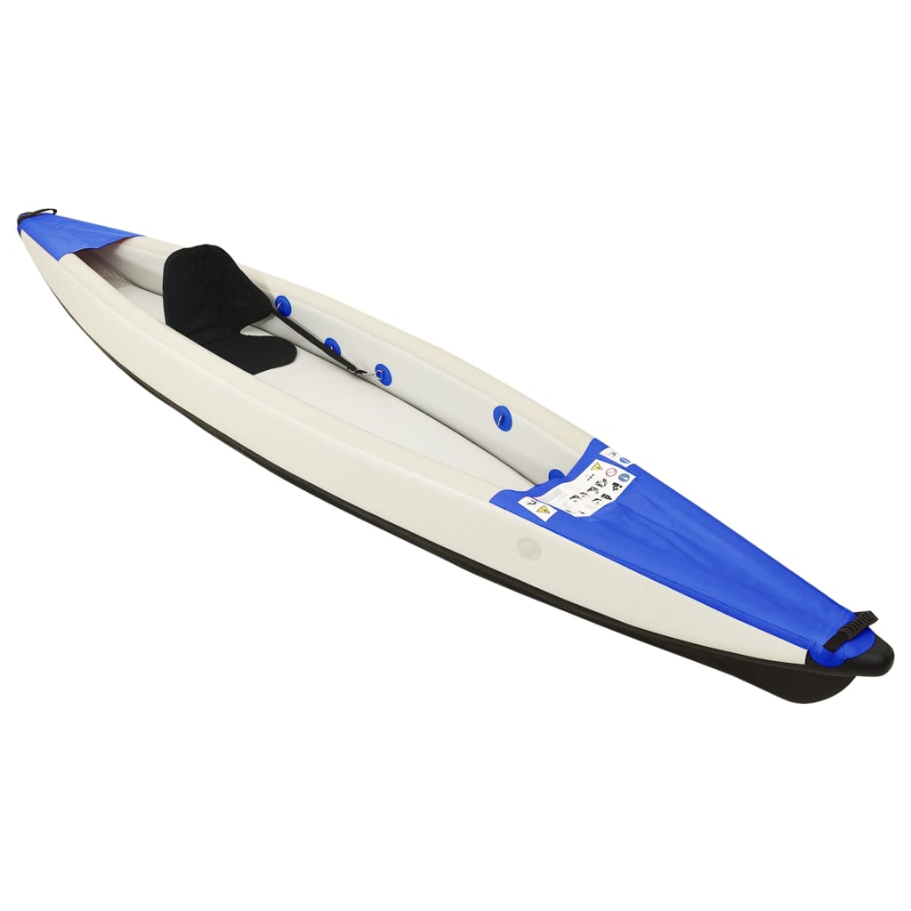 Inflatable Kayak Blue 375x72x31 cm Polyester