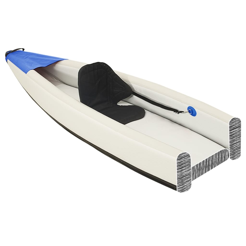 Inflatable Kayak Blue 424x81x31 cm Polyester