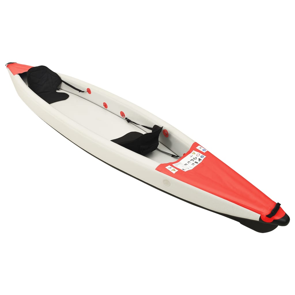 Inflatable Kayak Red 424x81x31 cm Polyester