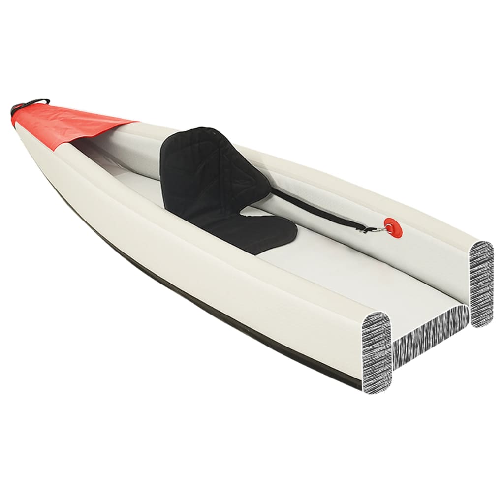 Inflatable Kayak Red 424x81x31 cm Polyester