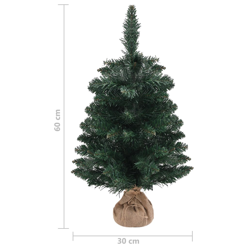 Artificial Christmas Tree with Stand Green 60 cm PVC