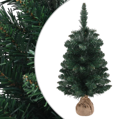 Artificial Christmas Tree with Stand Green 90 cm PVC