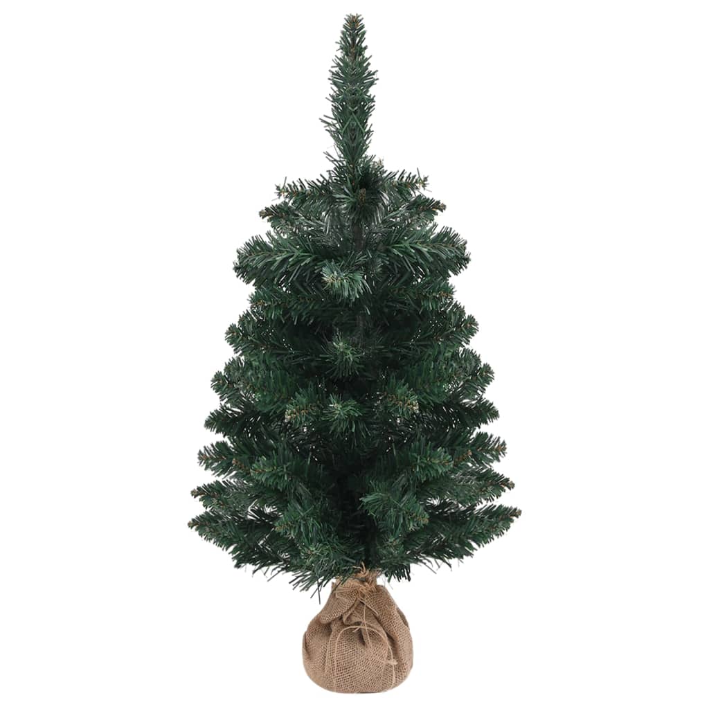 Artificial Christmas Tree with Stand Green 90 cm PVC