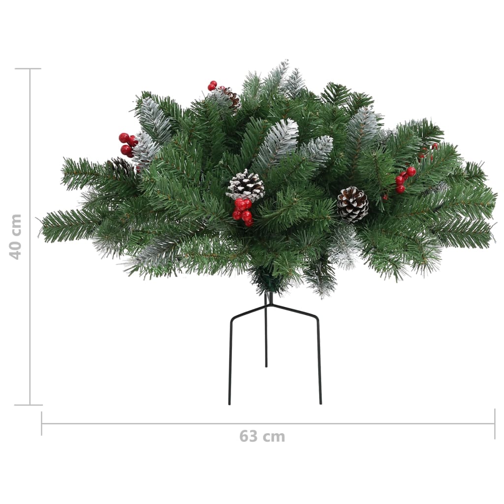 Artificial Pathway Christmas Tree with Green 40 cm PVC