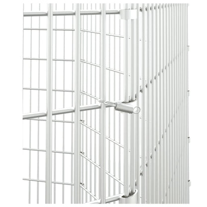 Free Range Animal Enclosure 8-Panel 54x100 cm Galvanised Iron