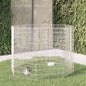 Free Range Animal Enclosure 8-Panel 54x100 cm Galvanised Iron