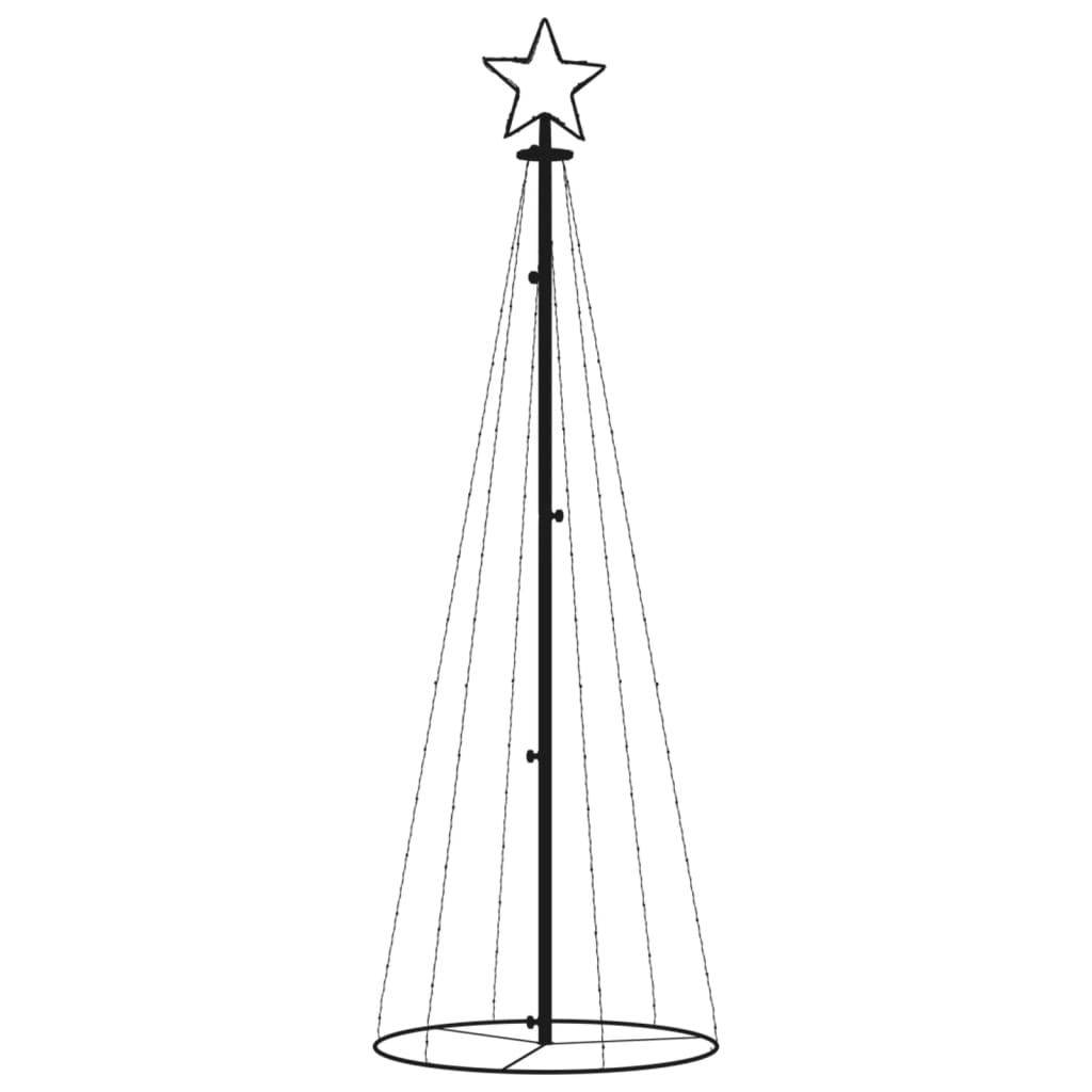 Christmas Cone Tree Warm White 108 LEDs 70x180 cm